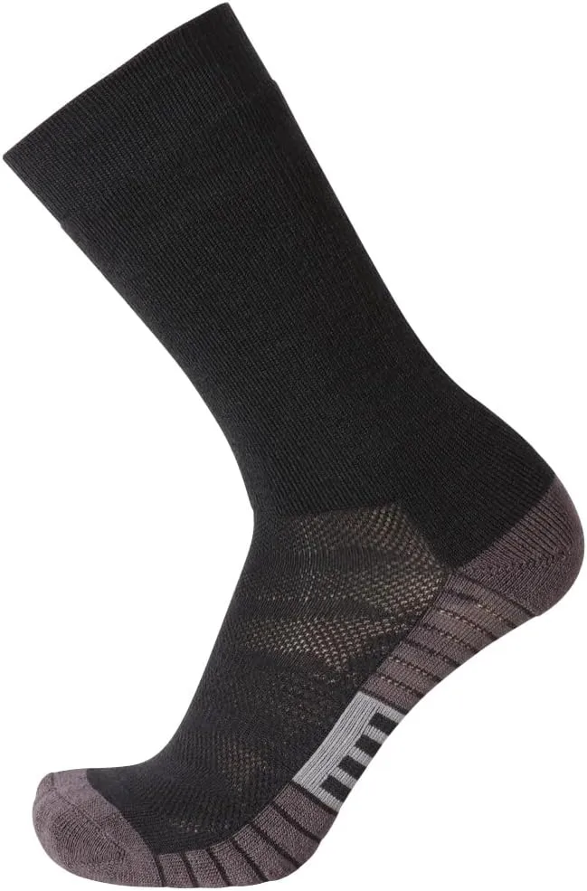 EnerWear Unisex 4/6P Pack Merino Wool Outdoor Hiking Trail Crew Sock
