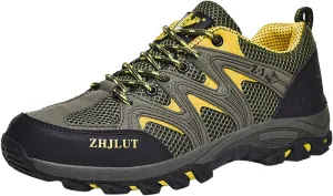 Fashion Sneakers Shoes Fashion Spring and Summer Men Sports Shoes Thick Soles Non Slip Hiking Mesh Breathable
