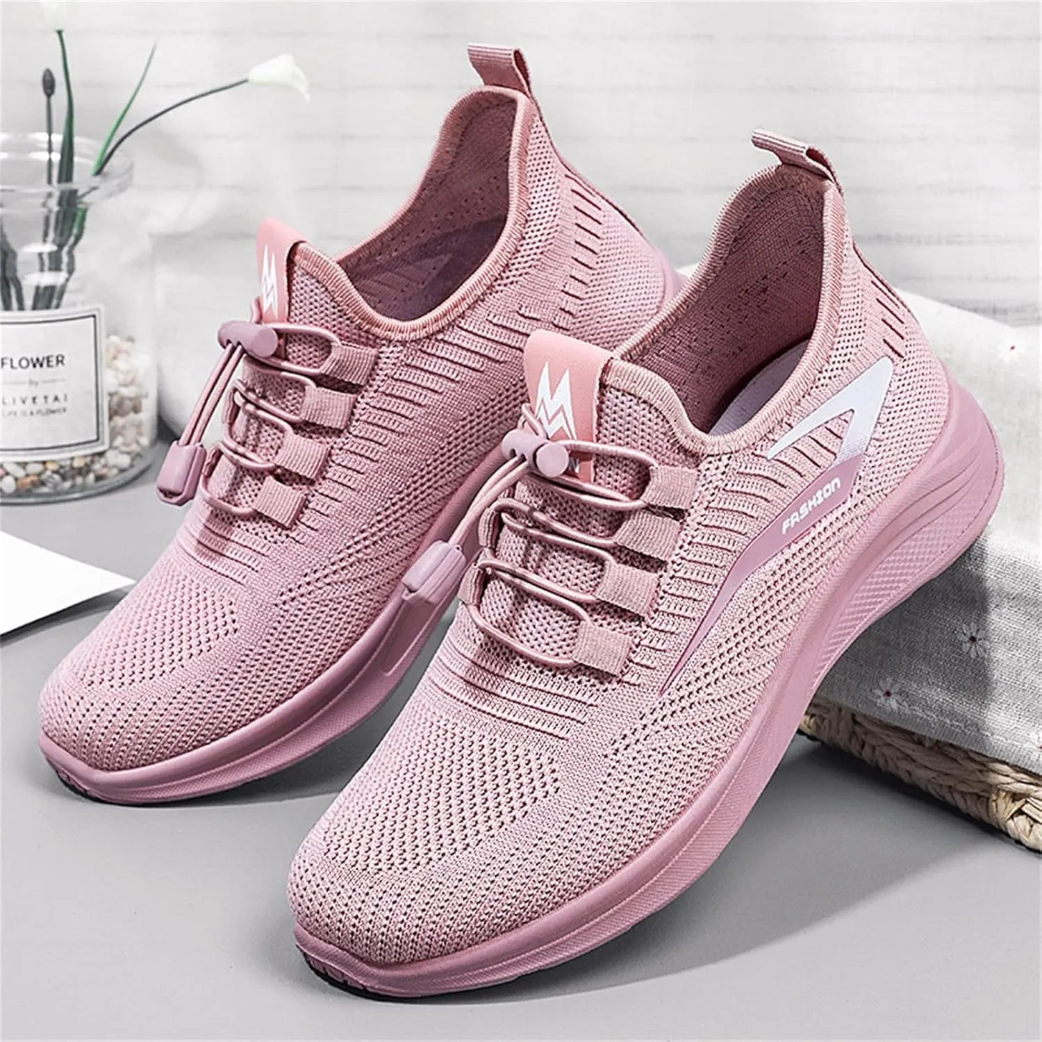 Fashion Summer Autumn Women Flat Lightweight Mesh Breathable Elastic Shoes for Water for Men Casual Shoes