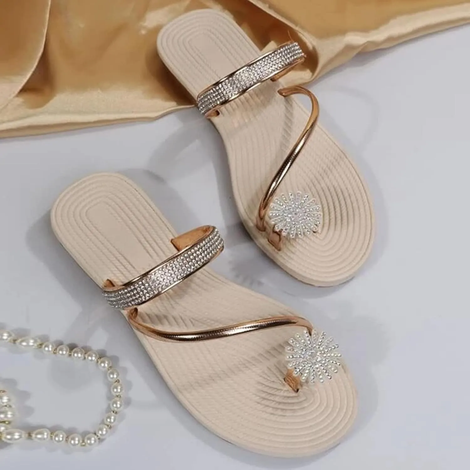 Flat Sandals Women's Cross Strappy Sandals Womens Summer Sandals Non Slip on Casual Summer Beach Shoes