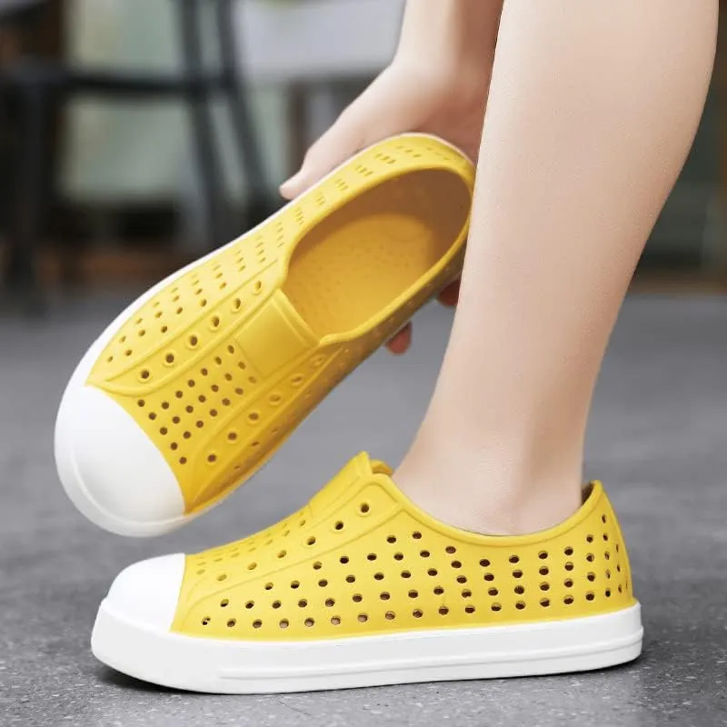 FLIOZY Garden Clogs Girls Boys Lightweight Breathable Water Shoes Kids Outdoor Summer Quick Dry Slip On Beach Sandals Indoor Casual Slippers
