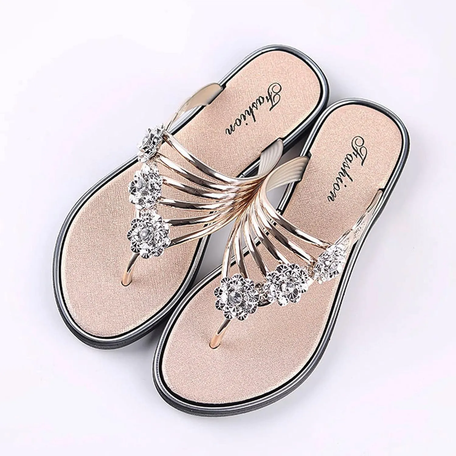 Flip Flops Sandals for Women Women Slippers Summer Fashion Flip Flops New Sandals Open Toe Comfortable Non Slip Flat