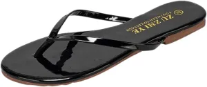 Flip Flops Sandals Lightweight Summer Women Fashion Sandals Flip Flops Thick Sole Solid Color Open Toe Casual