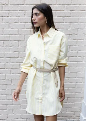 Georgina Striped Shirt Dress-***FINAL SALE***