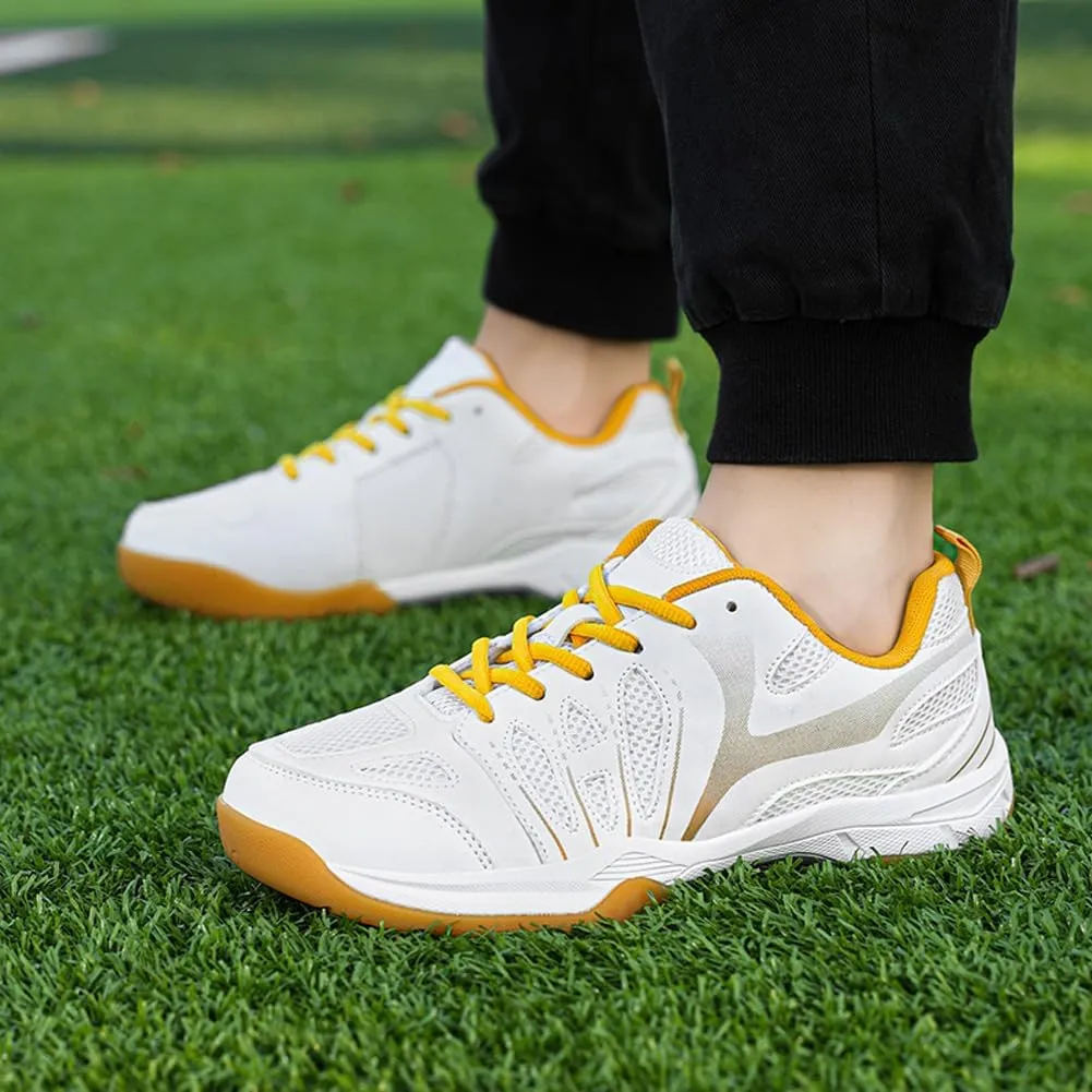 GEXECEUSS Men's Comfortable Badminton Shoes for Sport: Womens Breathable Tennis Shoes for Training - Adults Pickleball Sneakers