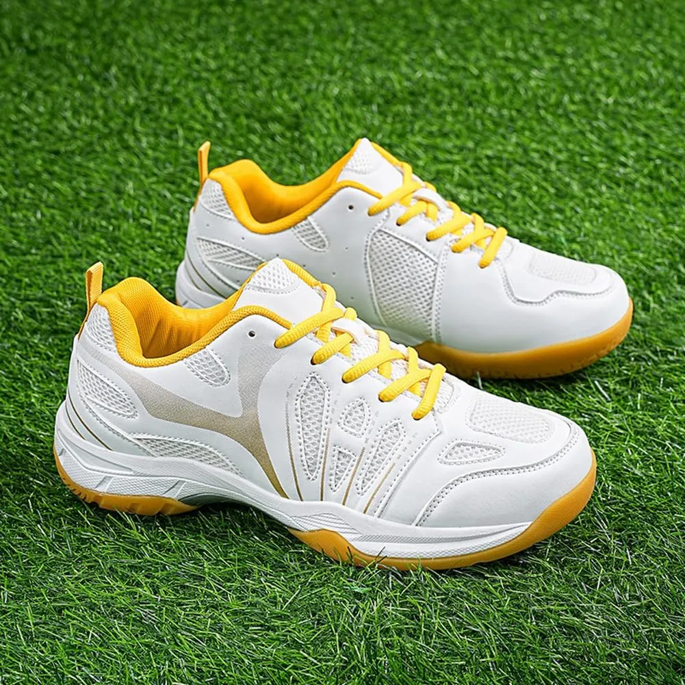 GEXECEUSS Men's Comfortable Badminton Shoes for Sport: Womens Breathable Tennis Shoes for Training - Adults Pickleball Sneakers