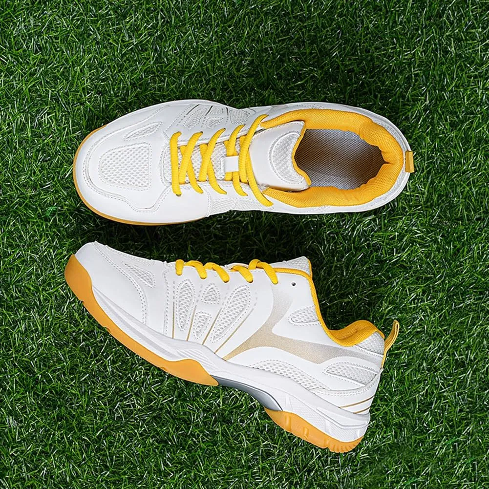 GEXECEUSS Men's Comfortable Badminton Shoes for Sport: Womens Breathable Tennis Shoes for Training - Adults Pickleball Sneakers