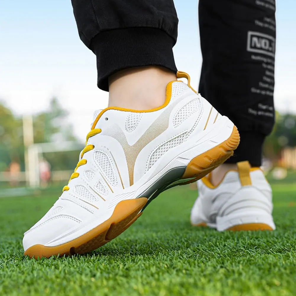 GEXECEUSS Men's Comfortable Badminton Shoes for Sport: Womens Breathable Tennis Shoes for Training - Adults Pickleball Sneakers