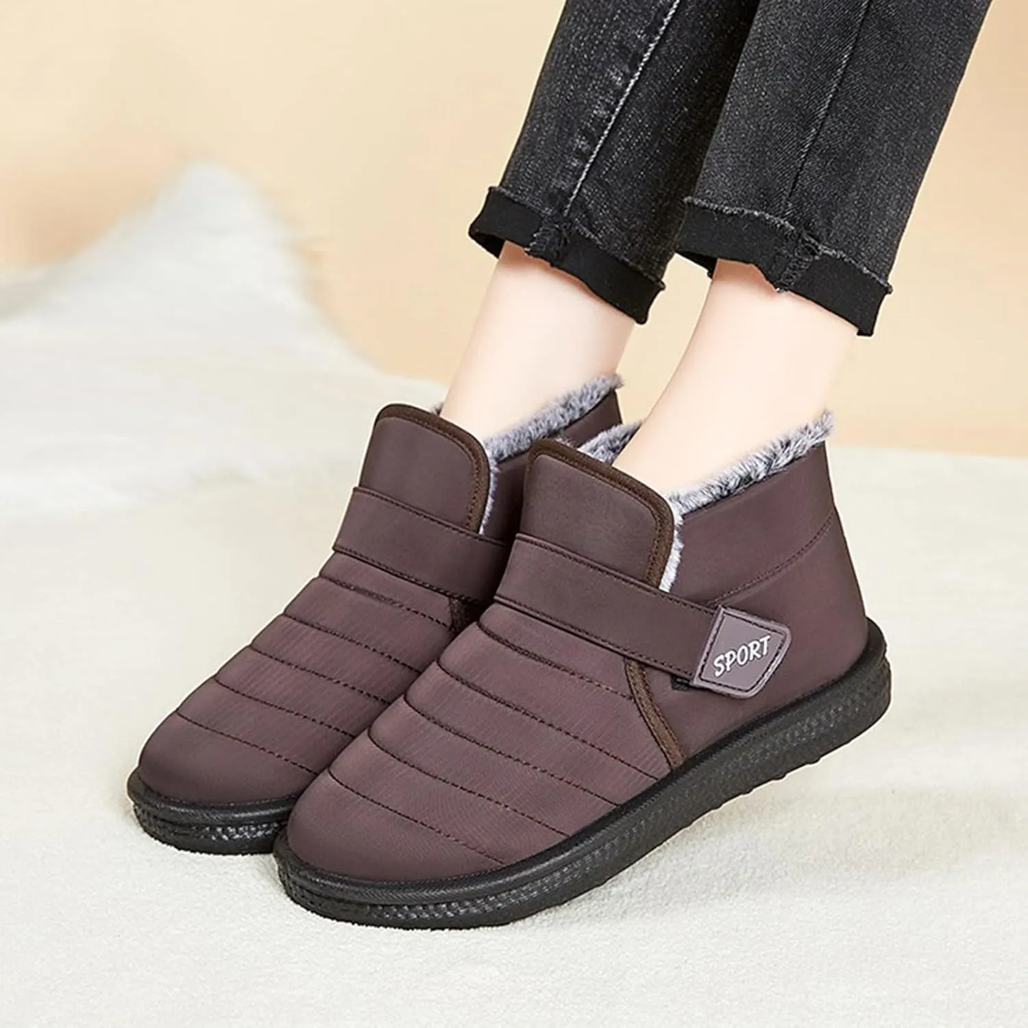 High Heel Winter Boots for Women Winter Boots for Men Womens Slip On Winter Boots Black Winter Boots High Heel Winter Boots for Women Today Only Prime of Day 2024
