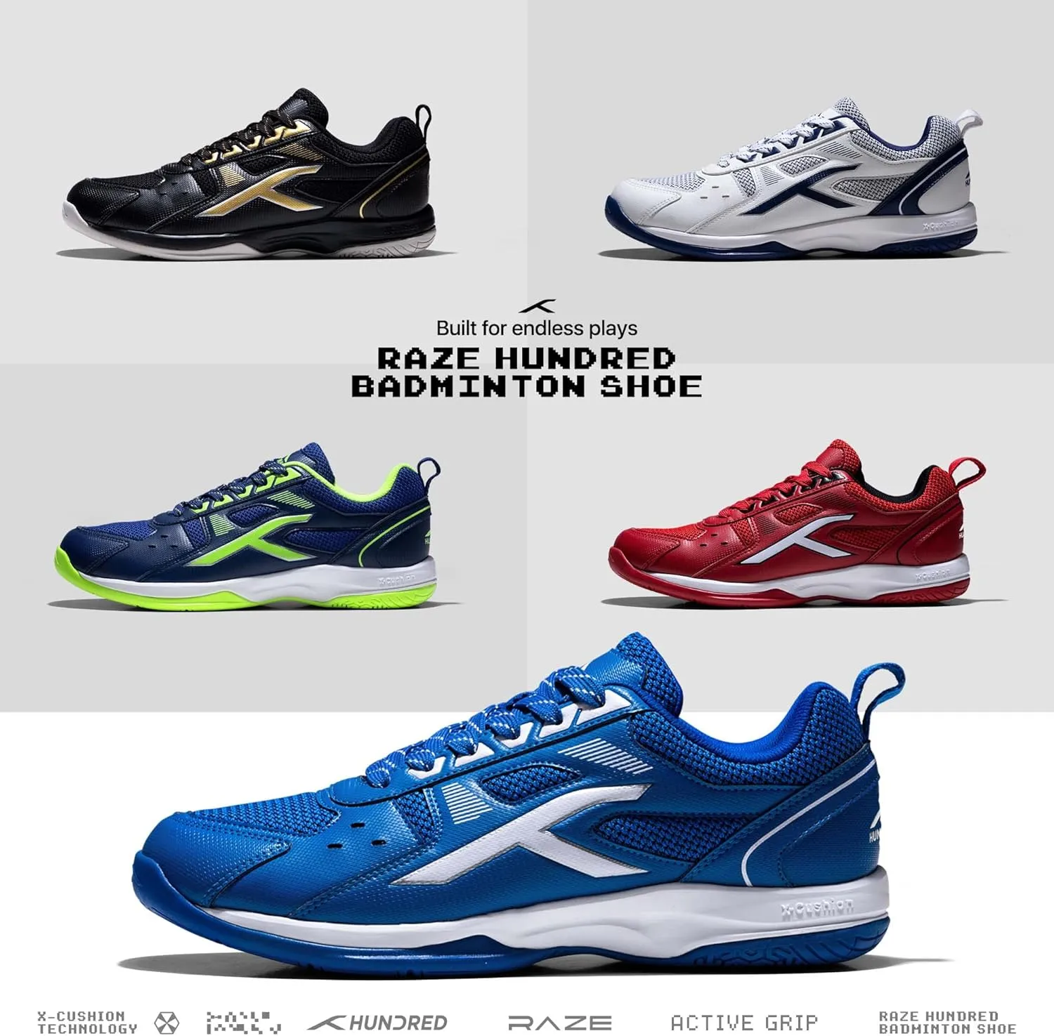 Hundred Raze Badminton Shoe