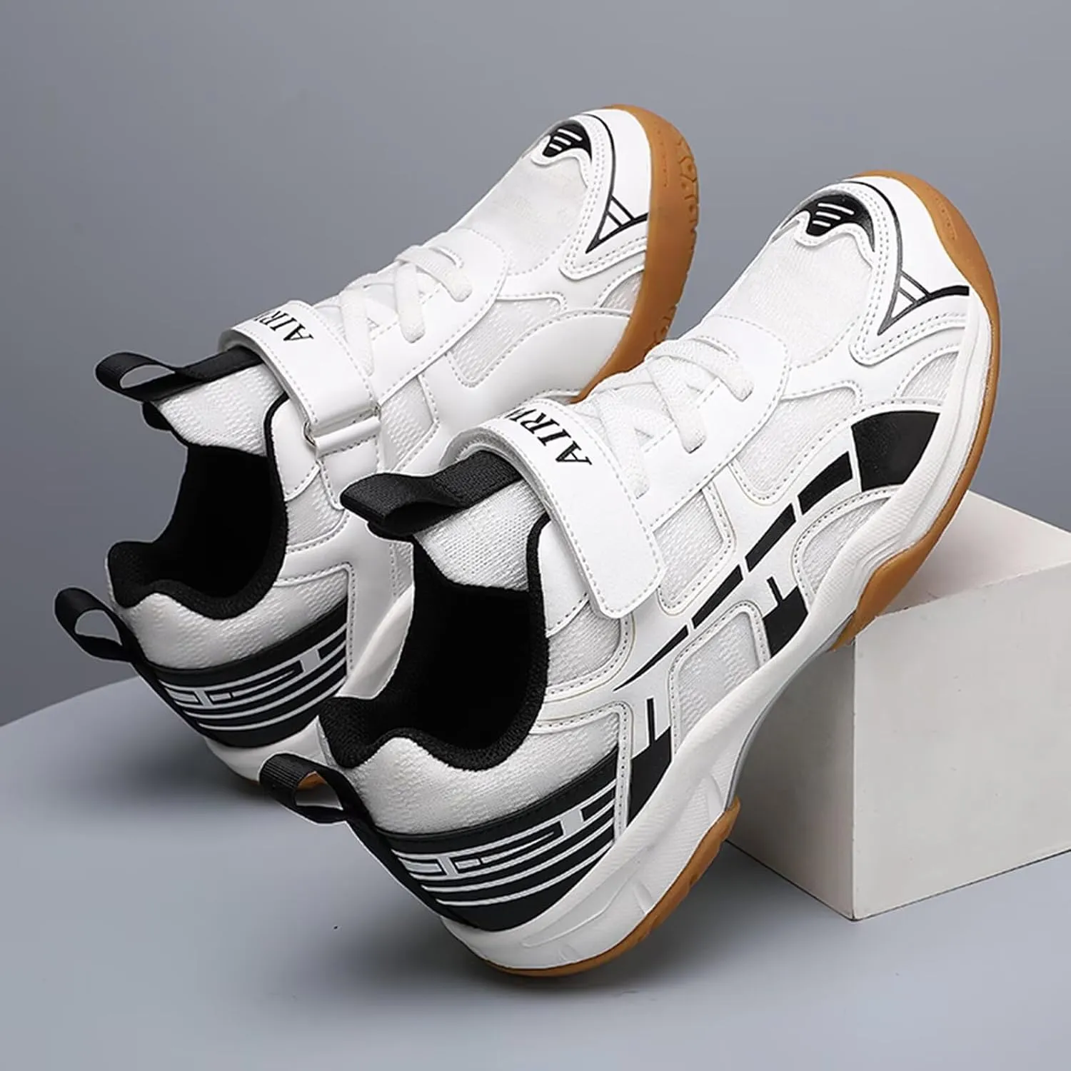Kids Boys Girls Sports Shoes - Lightweight Sports Walking and Badminton Shoes for Indoor and Outdoor Badminton (Little Kid/Big Kids)