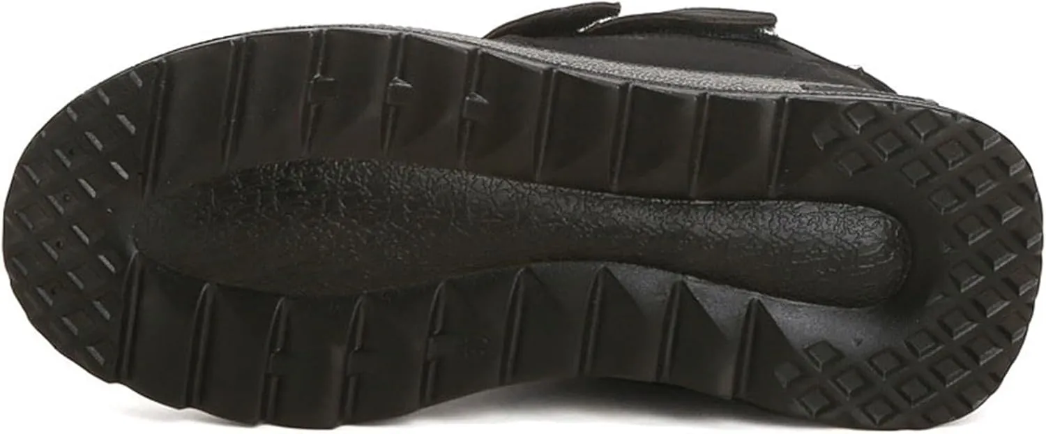 Kids Fuzzy Snow Booties Open Toe Shoes Childrens Outdoor Ski Warm Comfy Boots Light Breathable Thick Non Slip Shoes
