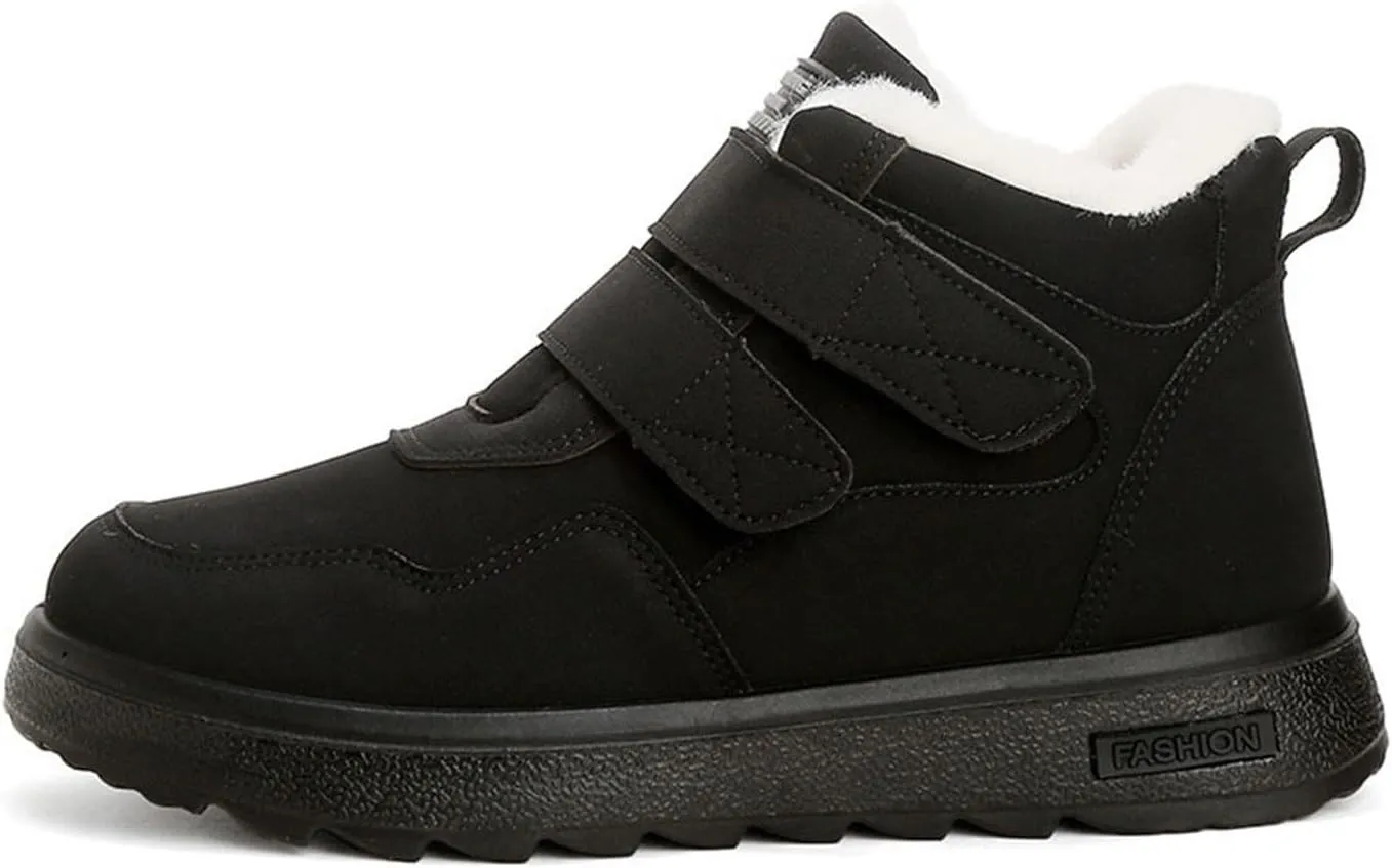Kids Fuzzy Snow Booties Open Toe Shoes Childrens Outdoor Ski Warm Comfy Boots Light Breathable Thick Non Slip Shoes