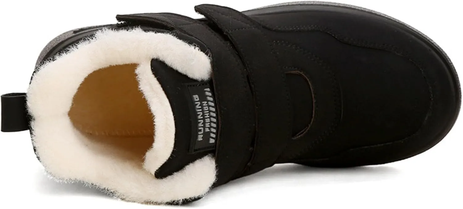 Kids Fuzzy Snow Booties Open Toe Shoes Childrens Outdoor Ski Warm Comfy Boots Light Breathable Thick Non Slip Shoes