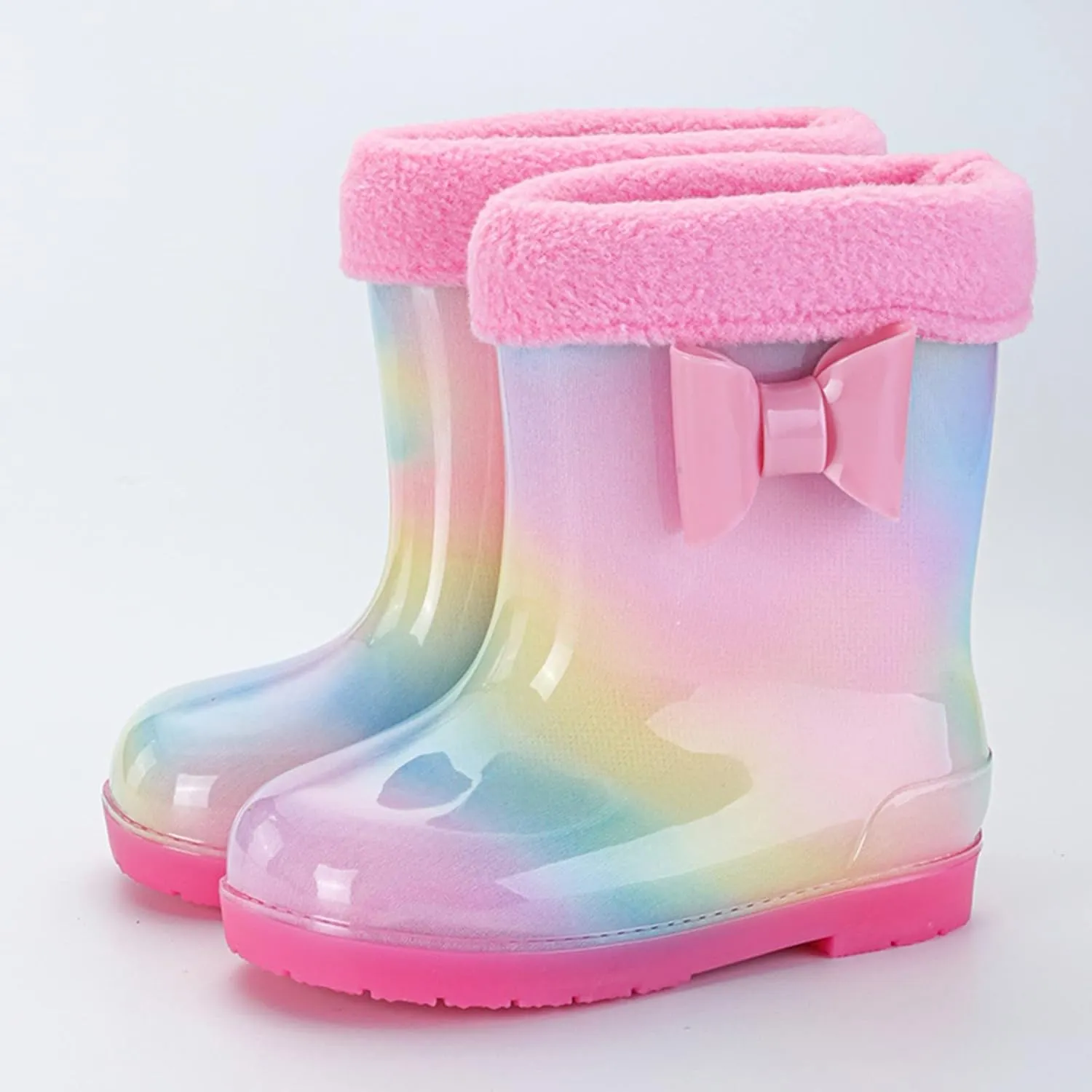 Kids Shoes Rain Boots Cartoon Children Rain Boots Boys Girls Infant Rain Boots Water Rubber Shoes Ski Boots Kids