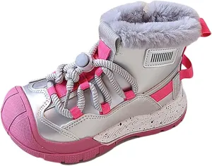 Kids Water Resistan?? Hiking Boots Boys Girls Anti Collision Anti-Ski?? Athletic Outdoor Adventur?? Tr??kking Shoes