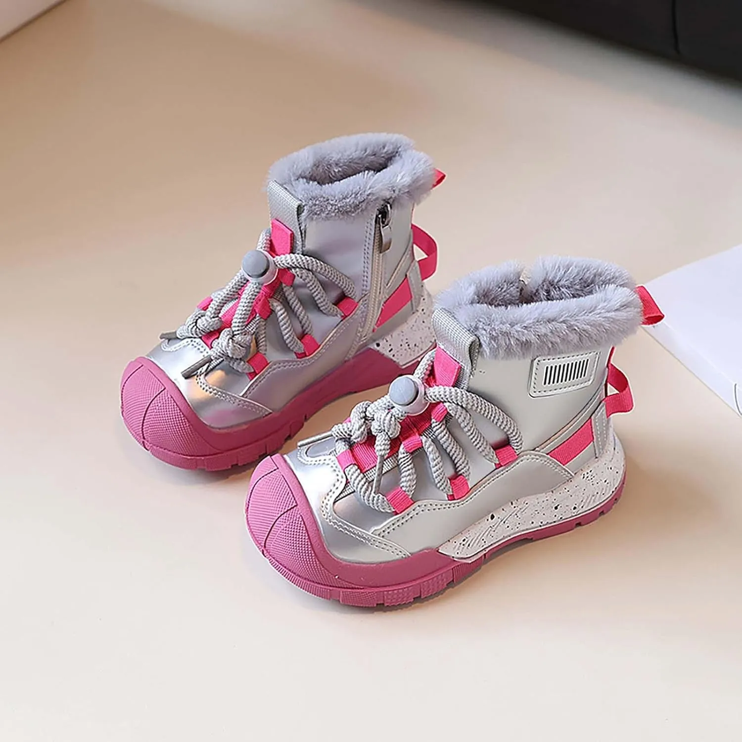 Kids Water Resistan?? Hiking Boots Boys Girls Anti Collision Anti-Ski?? Athletic Outdoor Adventur?? Tr??kking Shoes