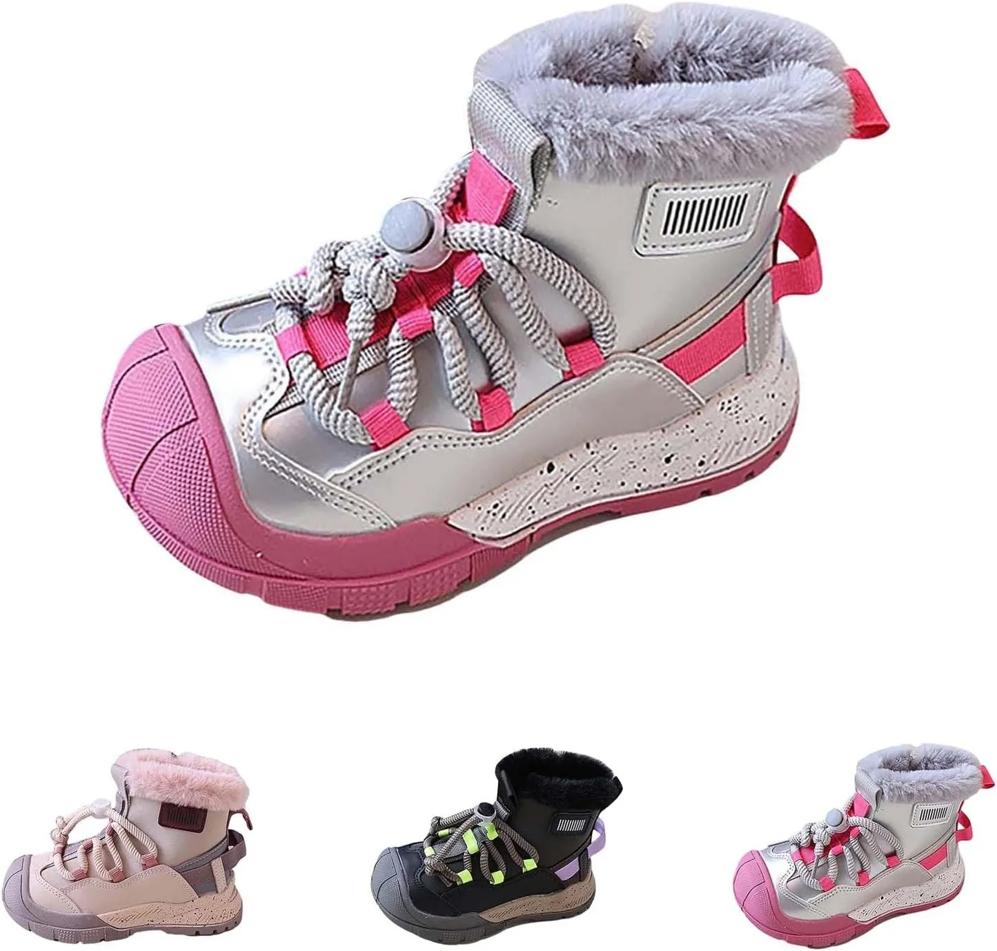 Kids Water Resistan?? Hiking Boots Boys Girls Anti Collision Anti-Ski?? Athletic Outdoor Adventur?? Tr??kking Shoes