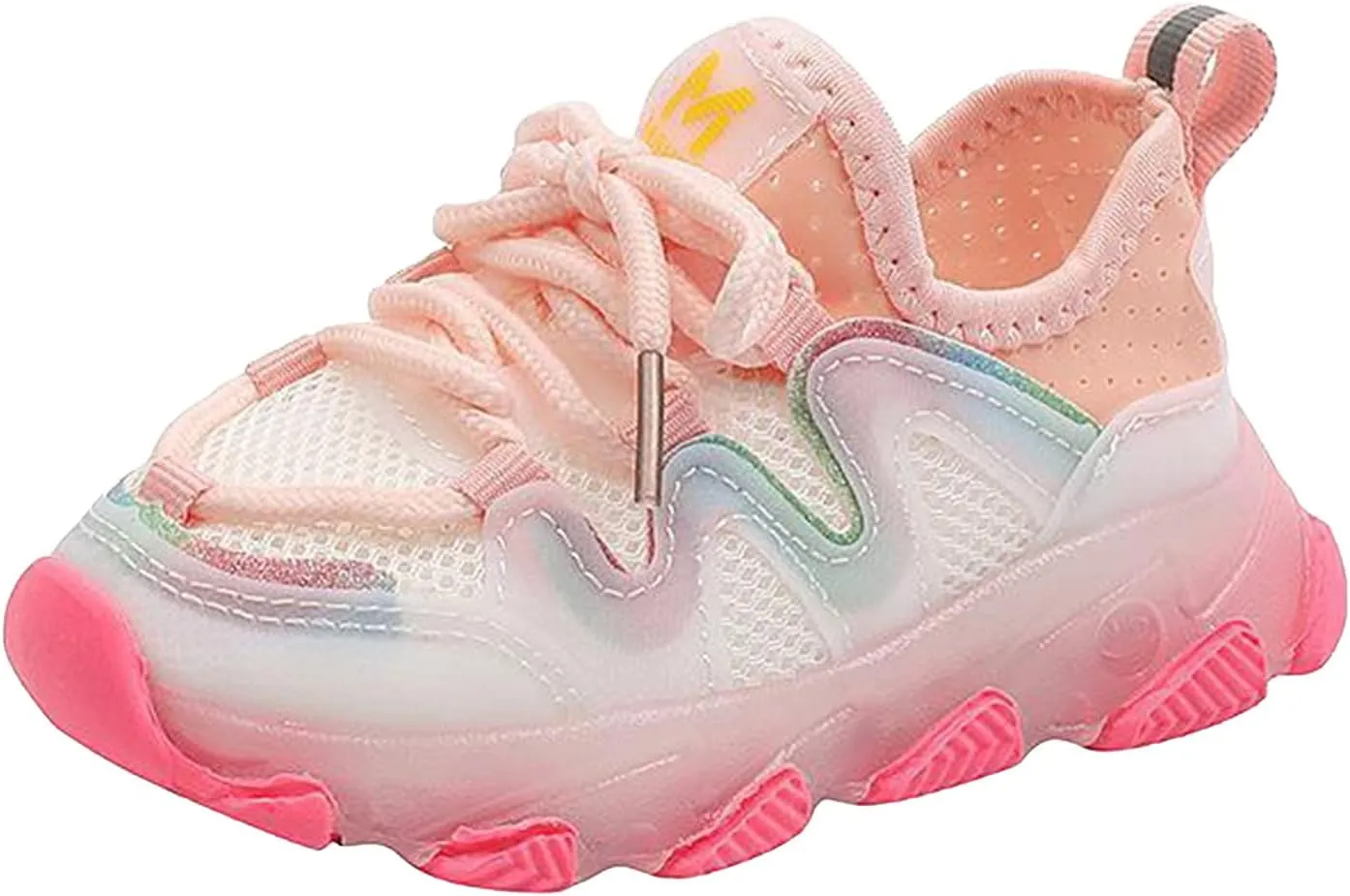 Lace Girls LED Shoes Toddler Up Infant Mesh Light Kids Boys Sport Girl's Shoes Youth Snow Boots Girls