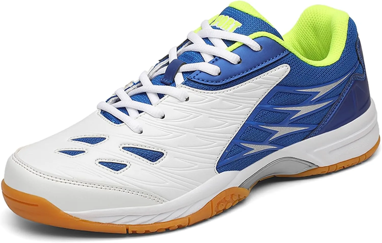 Lightweight Tennis and Pickleball Court Shoes - Versatile Indoor/Outdoor Sneakers for Badminton with Arch Support