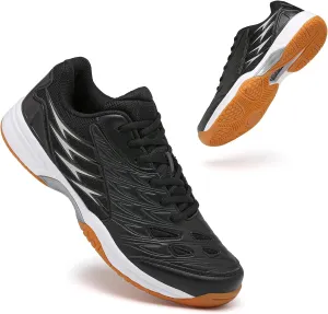 Lightweight Tennis and Pickleball Court Shoes - Versatile Indoor/Outdoor Sneakers for Badminton with Arch Support