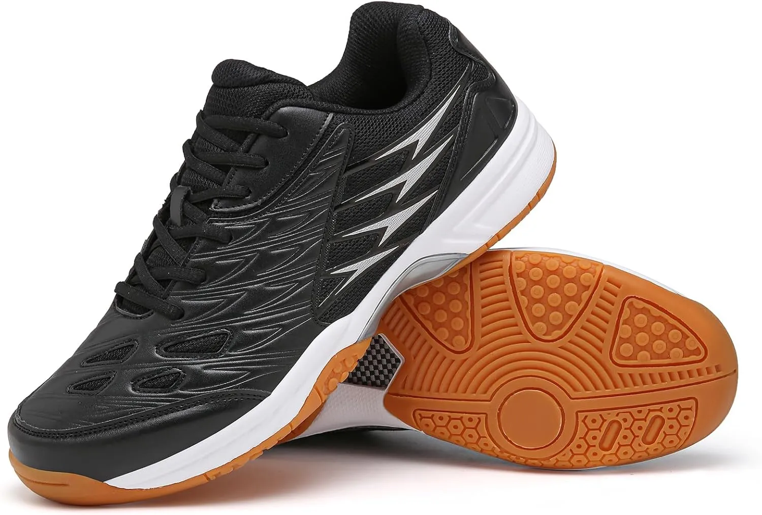Lightweight Tennis and Pickleball Court Shoes - Versatile Indoor/Outdoor Sneakers for Badminton with Arch Support