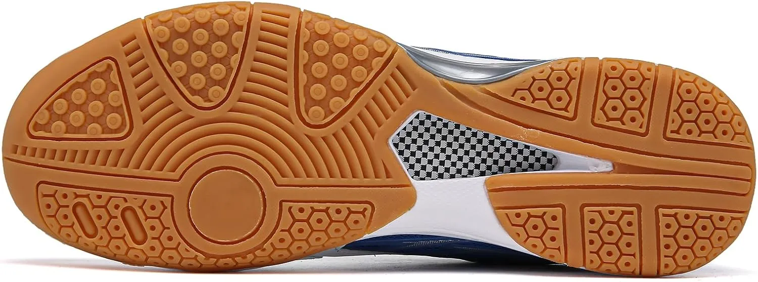 Lightweight Tennis and Pickleball Court Shoes - Versatile Indoor/Outdoor Sneakers for Badminton with Arch Support