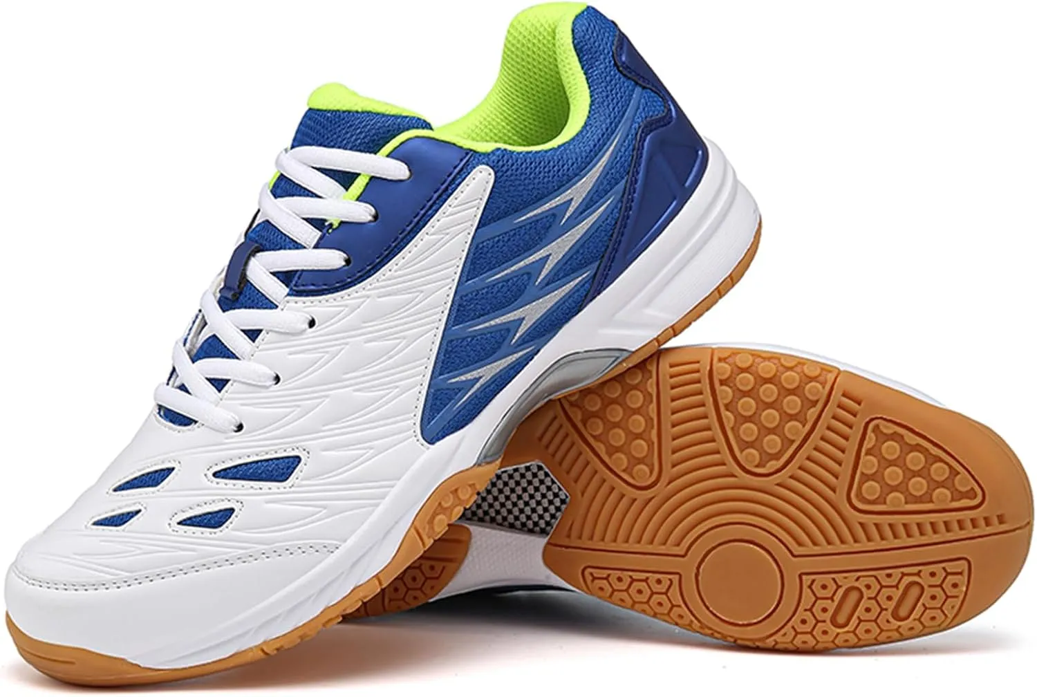 Lightweight Tennis and Pickleball Court Shoes - Versatile Indoor/Outdoor Sneakers for Badminton with Arch Support