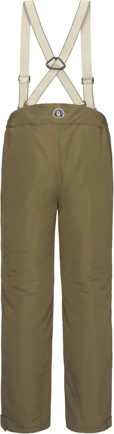 Little Donkey Andy Men's Ski Bibs Insulated Snow Pants, Water Resistant Snowboard Pants Winter with Detachable Suspenders