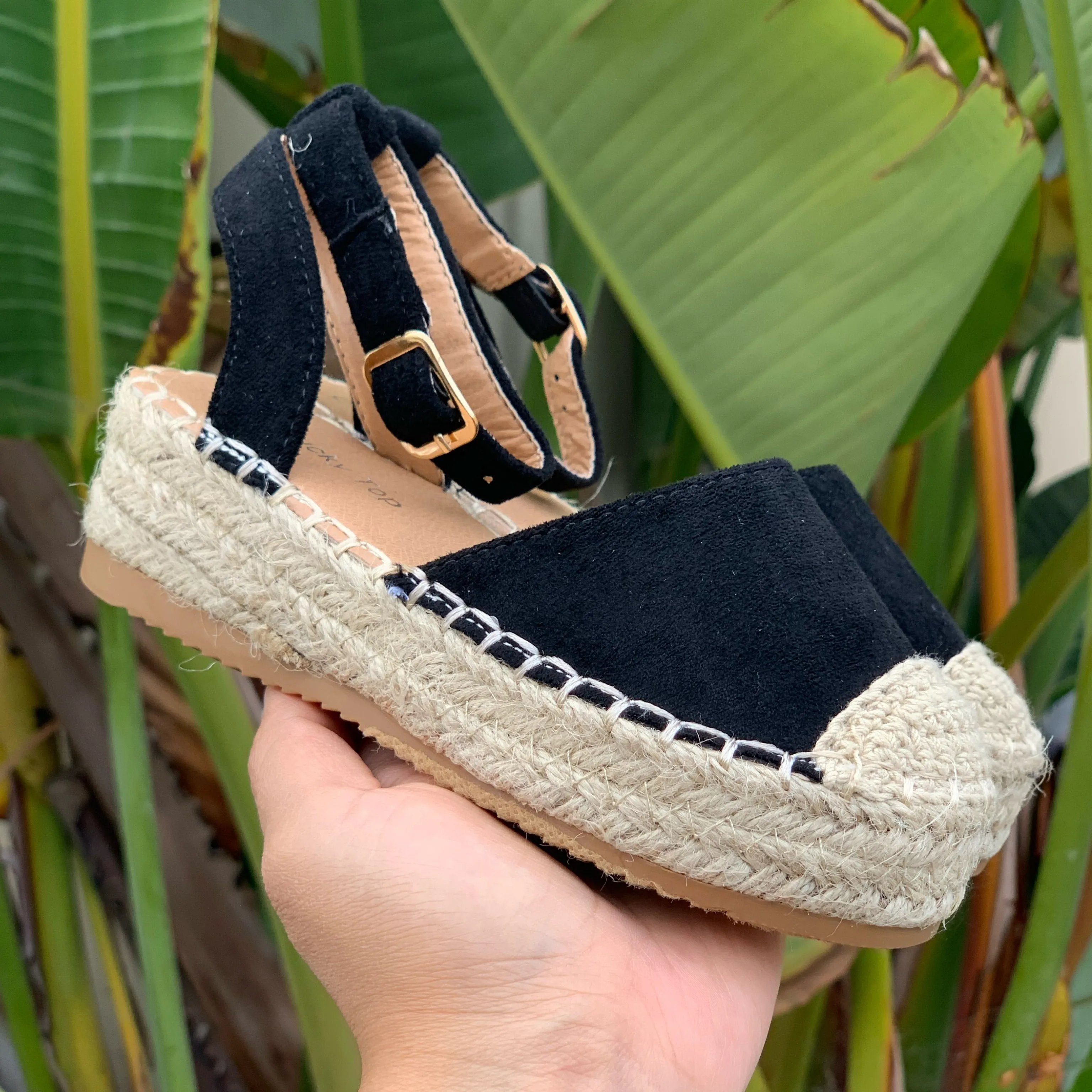 Luna Espadrilles Kids (Black)
