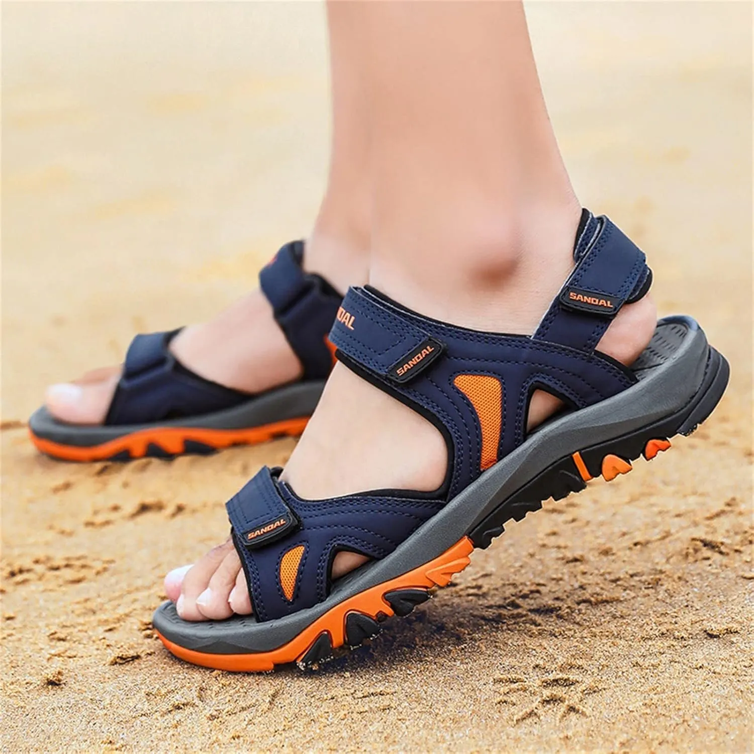 Men Shoes Beach Shoes Summer Two Way Outdoor Sports Sandals And Slippers Men Dress Sandals