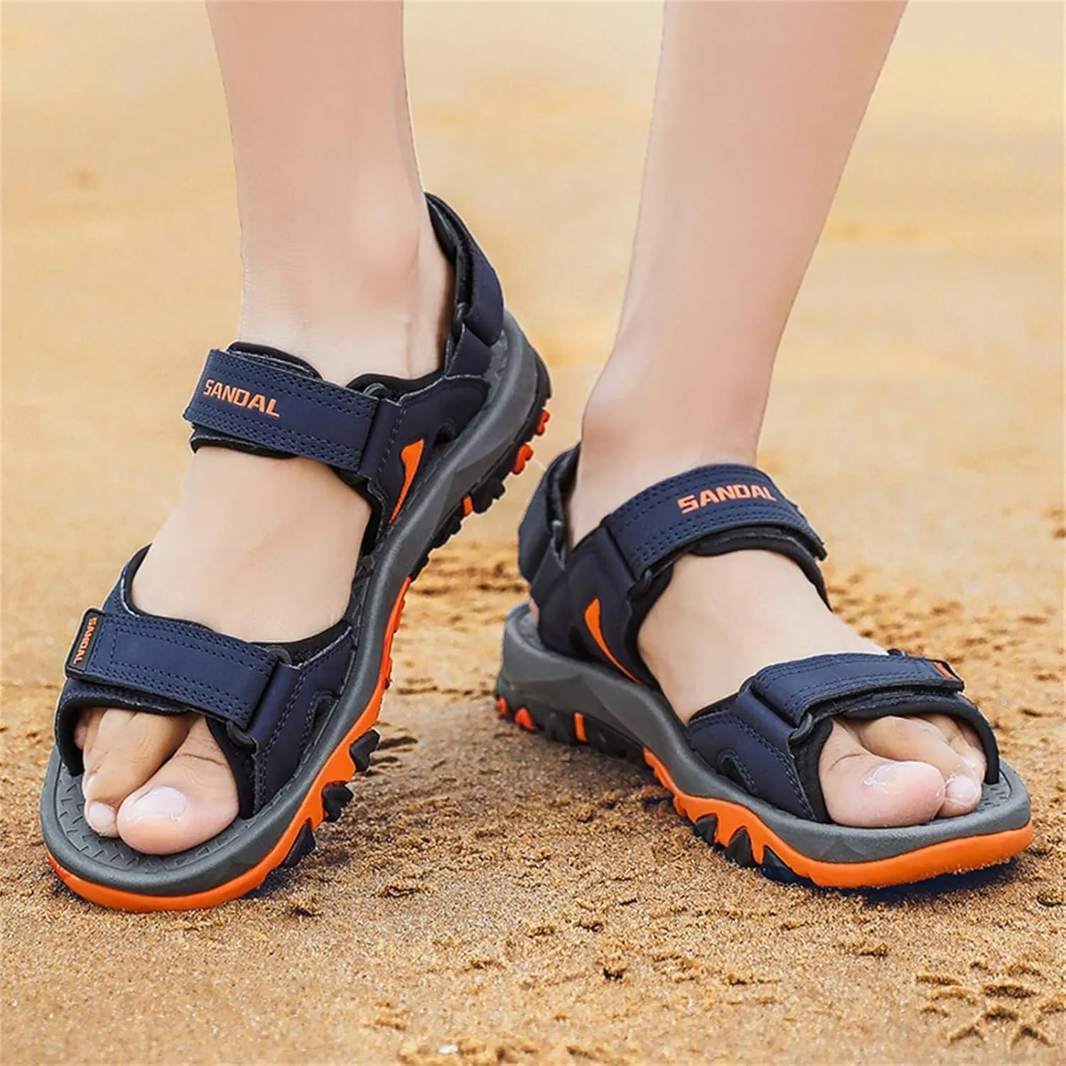 Men Shoes Beach Shoes Summer Two Way Outdoor Sports Sandals And Slippers Men Dress Sandals