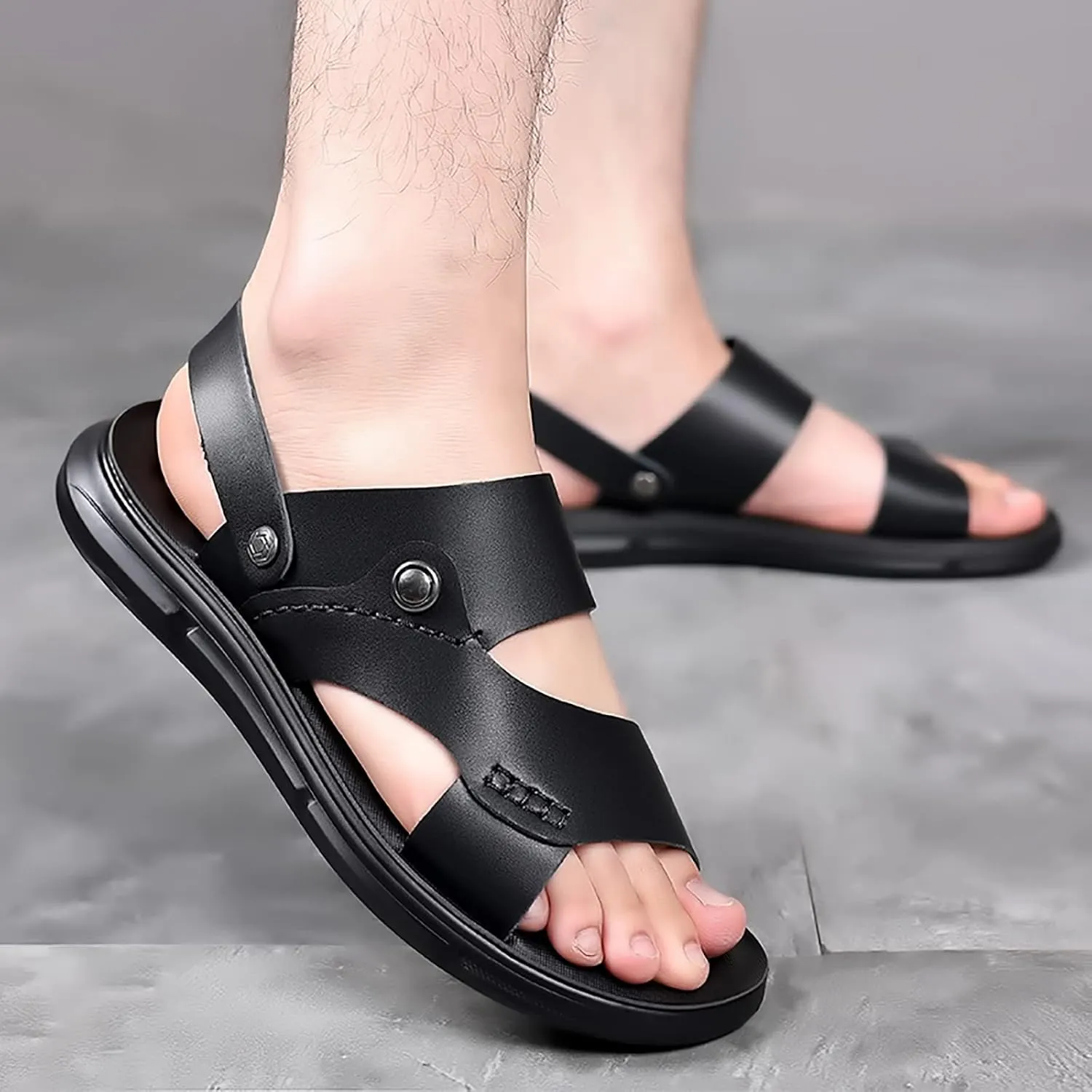 Men Sport Sandals Athletic Summer Beach Slides Shoes Outdoor Hiking Thong Flip Flops Sandals Mens Slippers