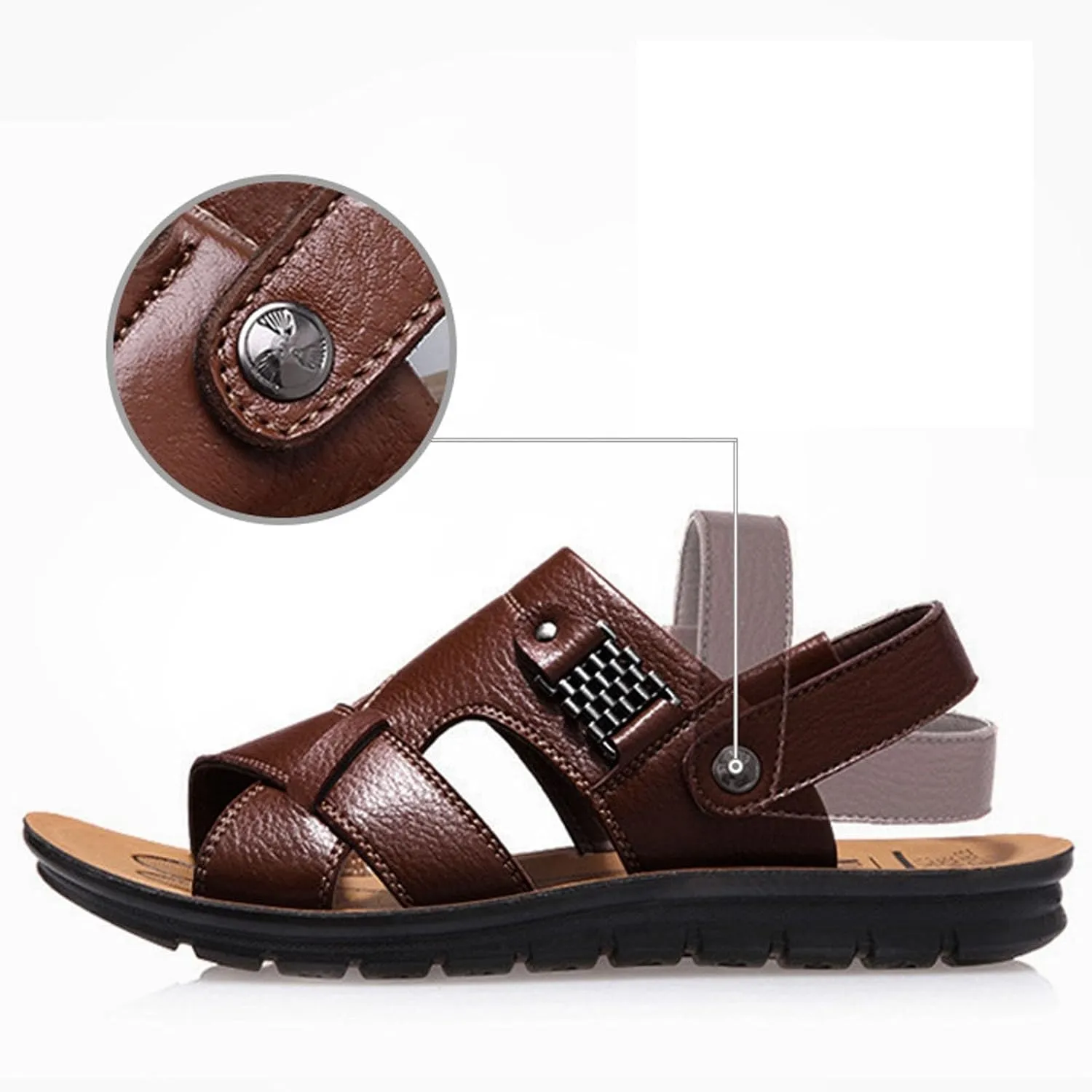 Mens Athletic Sandals Mens Beach Sandals Men Summer Shoes Summer Comfortable Breathable Outdoor Sandal