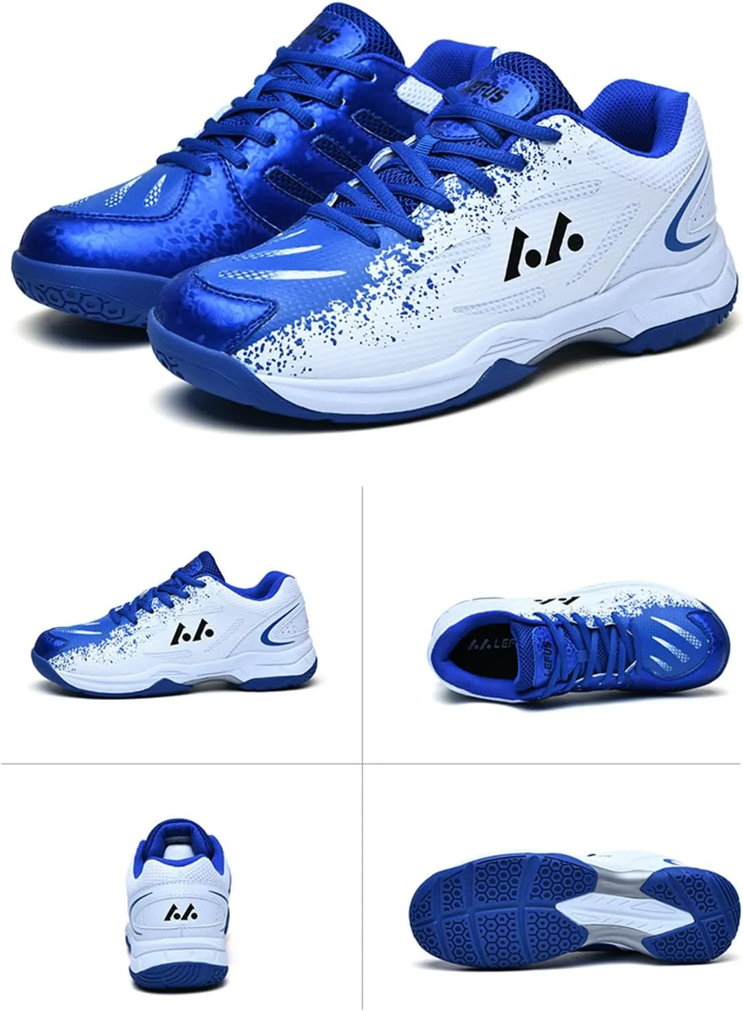 Men's Badminton Shoes Comfort Anti-Slip Pickleball Court Shoes Professional Sneakers