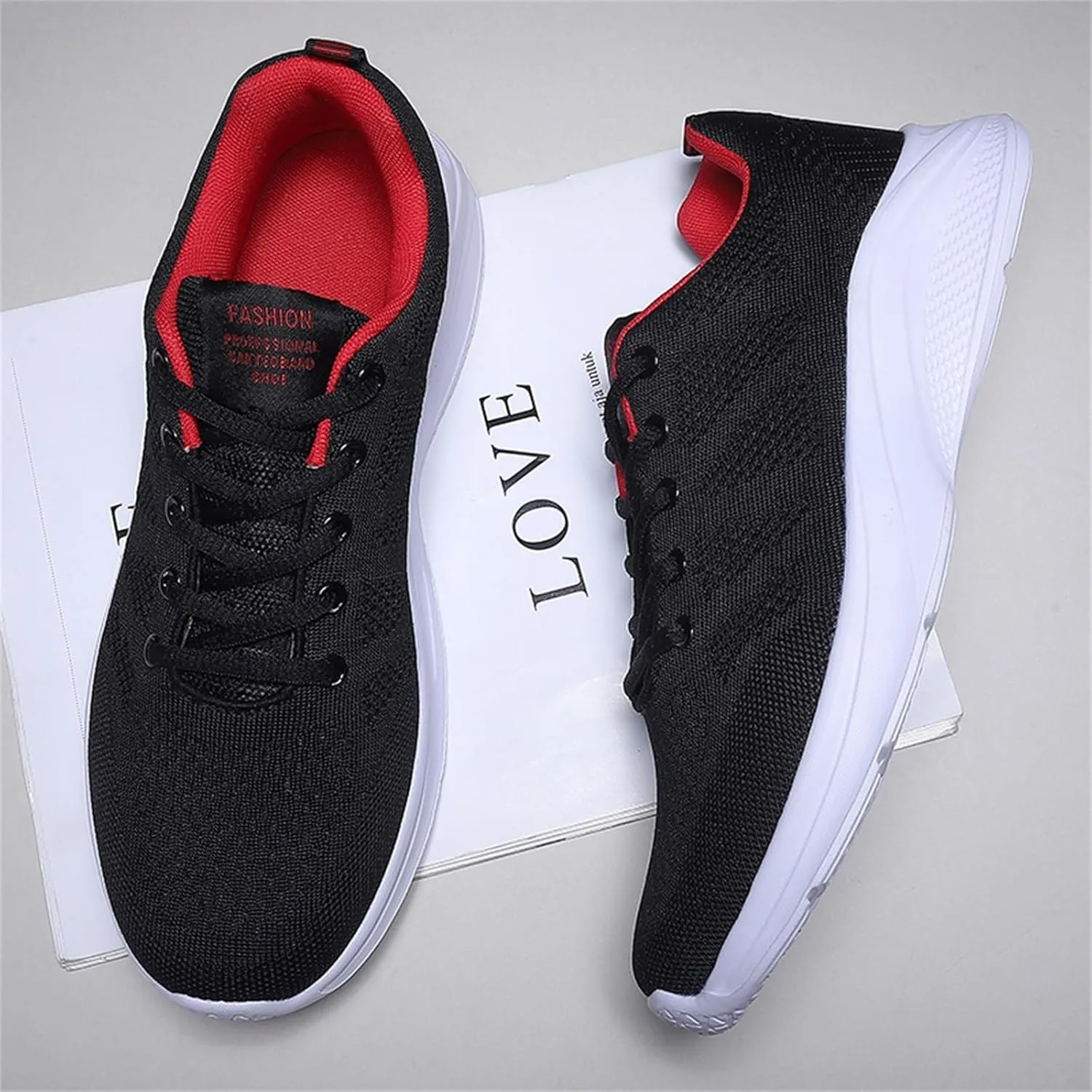Men's Casual Shoe Fashion Summer Men Mesh Breathable Flat Lace Up Casual