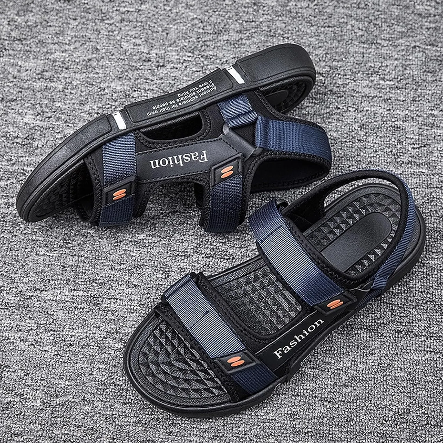 Men'S Couple Sandals Summer New Trend Sports And Leisure Purpose Slippers Non Slip Outdoor Wearing Beach Shoes