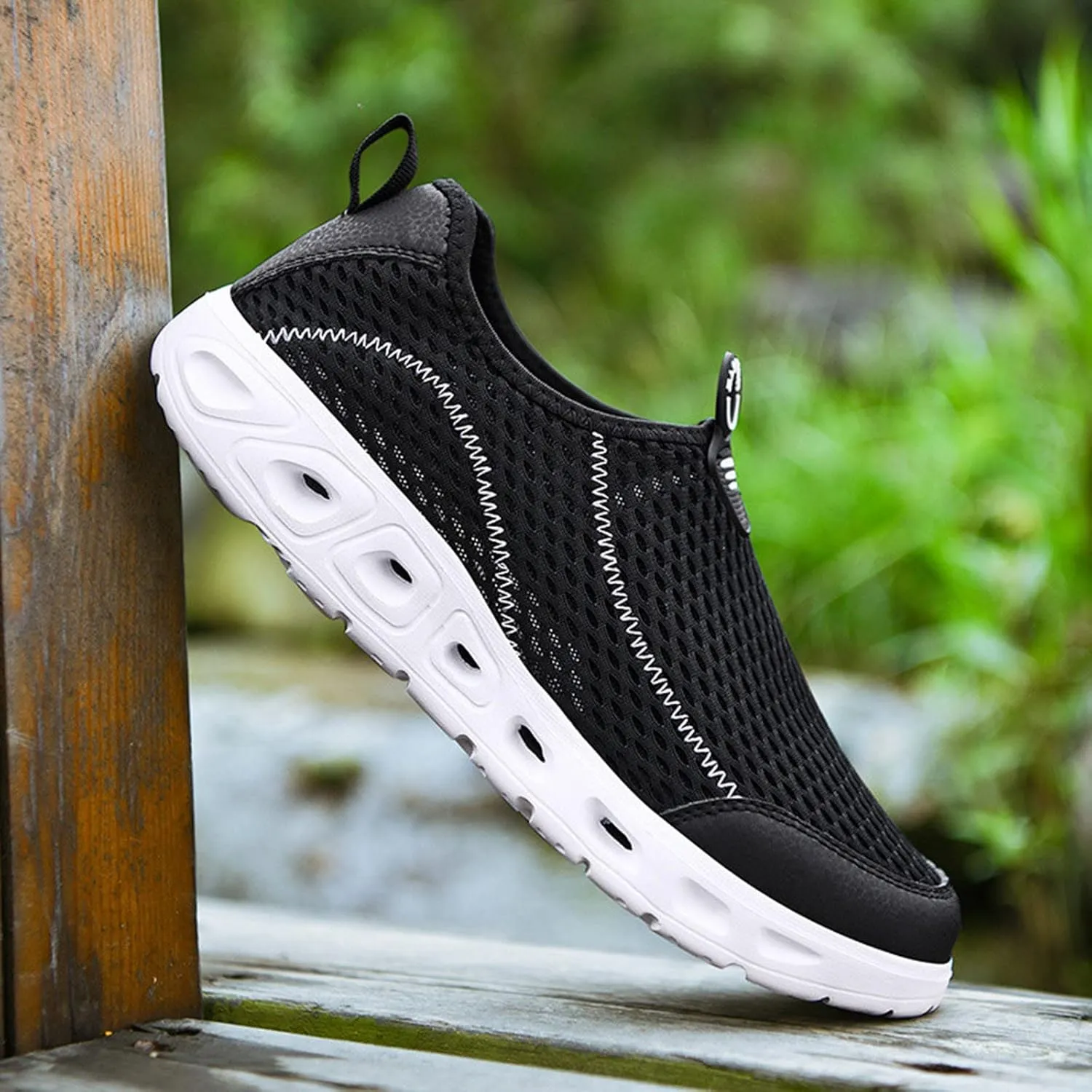 Men's Everyday Athletic Shoes Men Sports Shoes Spring and Summer Fashionable New Pattern Mesh Breathable Comfortable Non