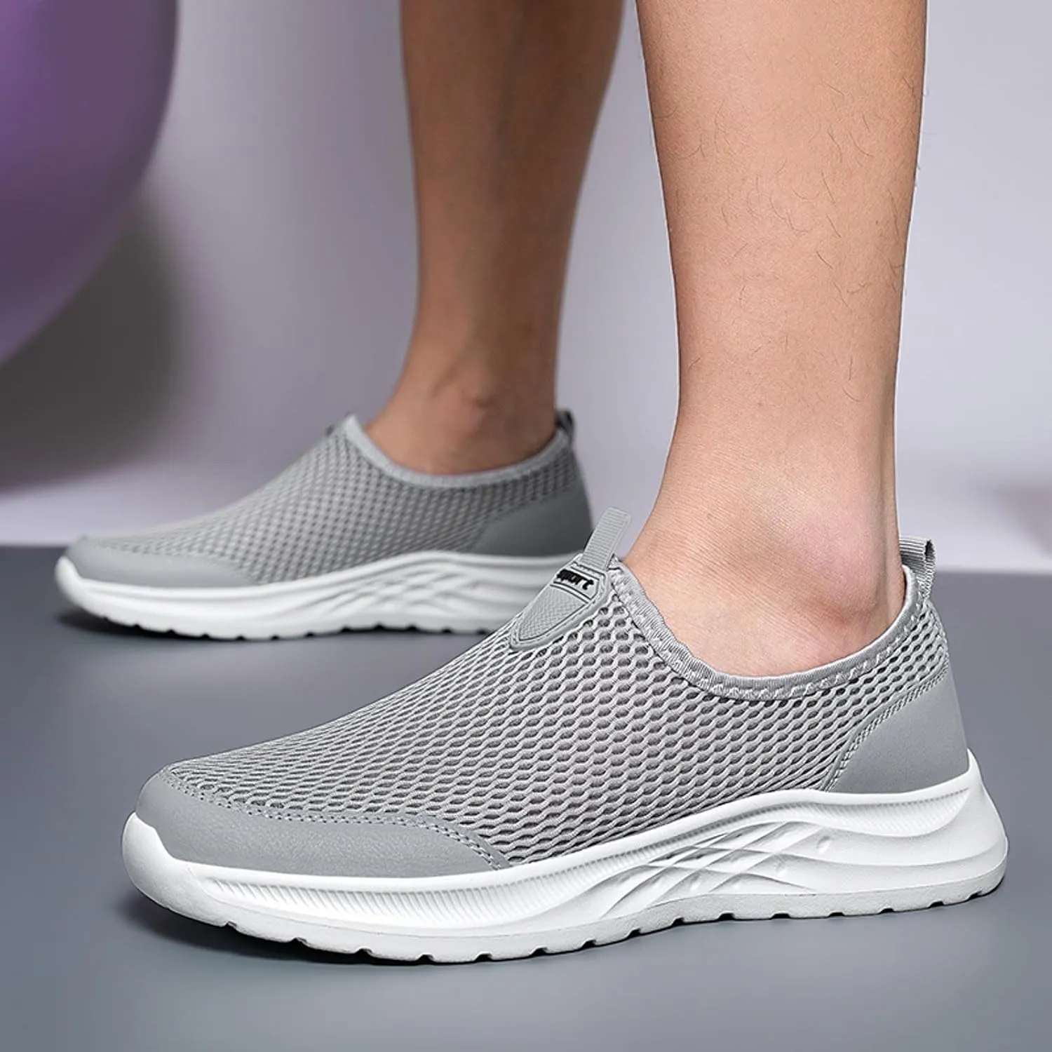 Men's Fashion Sneakers Men's Shoes Walking Shoe for Men Slip on Shoe for Men Lightweight Athletic Gym Sneaker