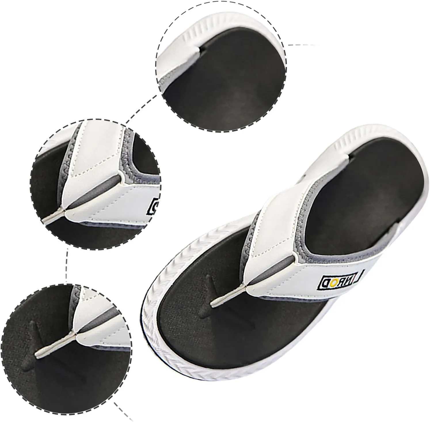 Men's Flip Flops Foreign Trade Flip Flops For Men Beach Slippers For Men Summer Non Slip External Wearing With Toe