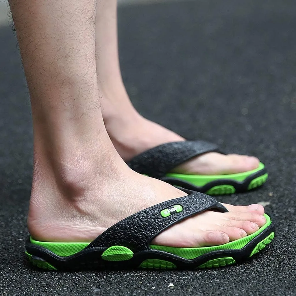 Mens Flip Flops Thong Sandals with Arch Support Flip Flops for Men Beach Sandals Quick Dry Flip Flop Slides