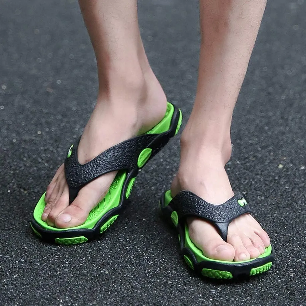 Mens Flip Flops Thong Sandals with Arch Support Flip Flops for Men Beach Sandals Quick Dry Flip Flop Slides