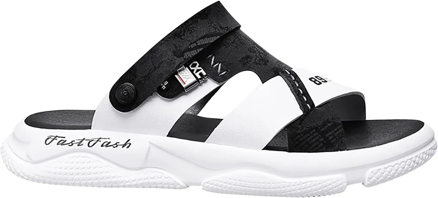Mens Sandals Sandles Men's Open Toe Strap Adjustable Sandal Summer Men's Hiking Sandals Mens Summer Shoes