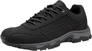 Mens Tennis Shoes Men's Fashion Leather Lace Up Outdoor Hiking Shoes Casual Sports Hiking