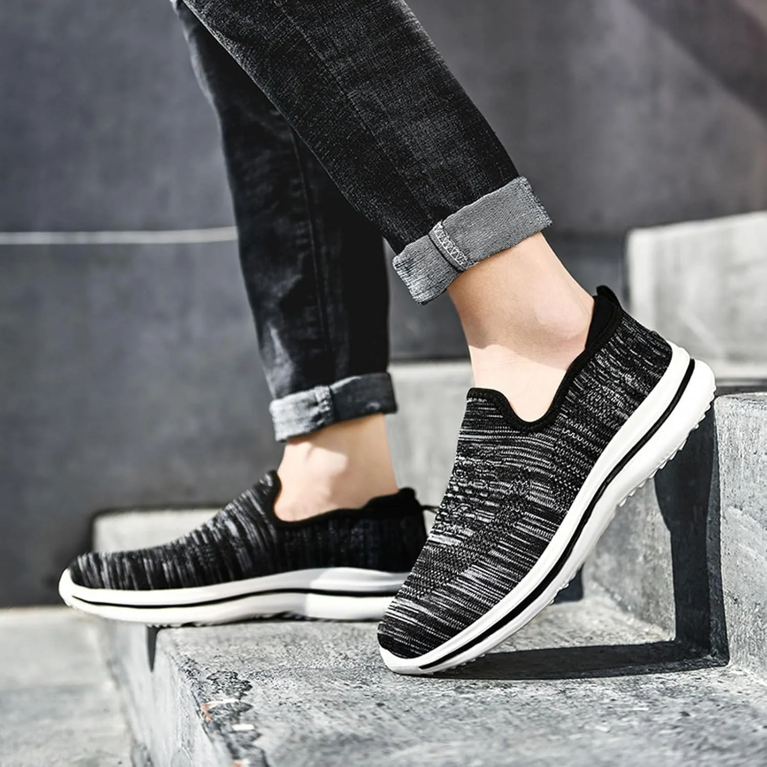 Mens Walking Shoes Men's Shoes Slip on Shoe for Men Tennis Shoe for Men Casual Running Trail Sneaker