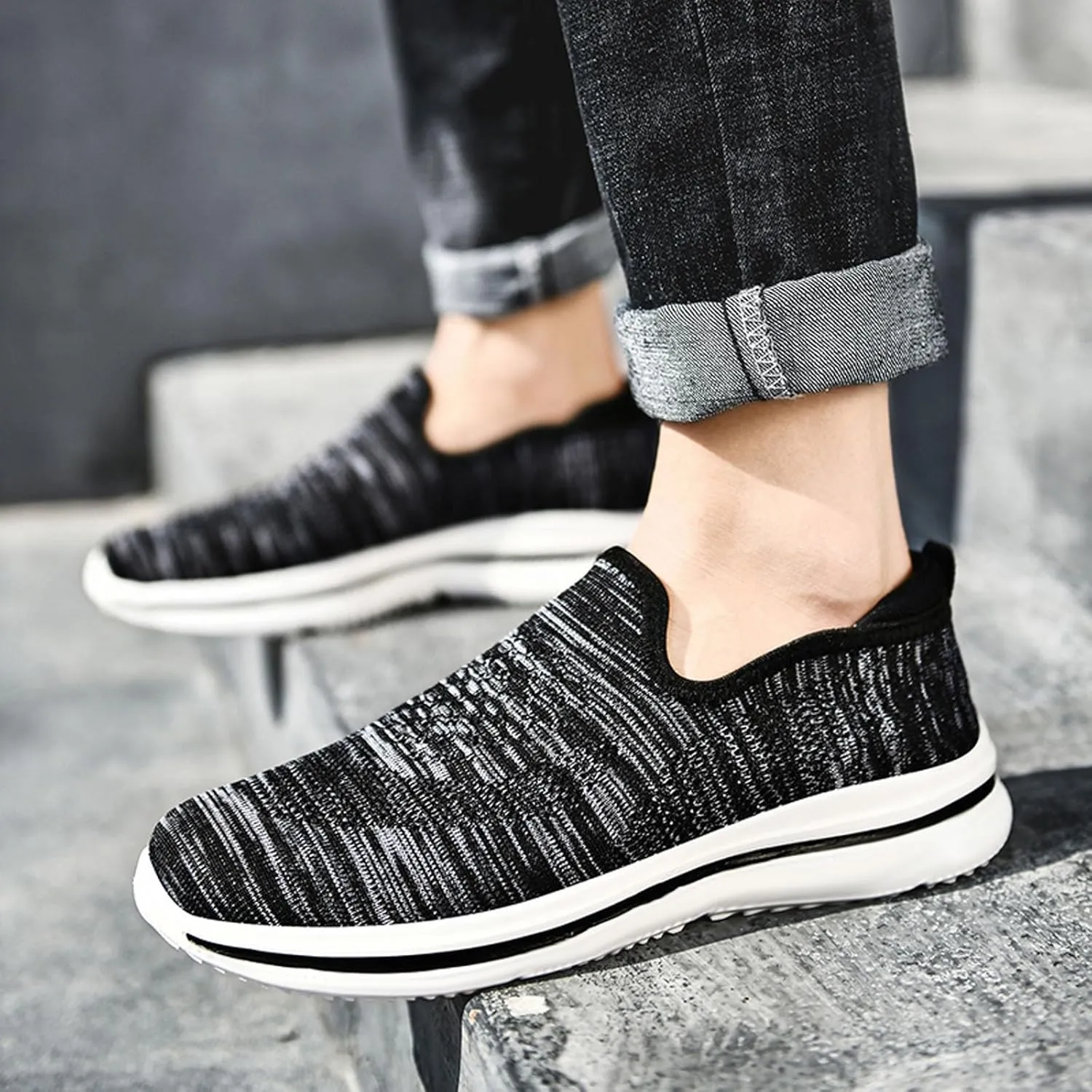 Mens Walking Shoes Men's Shoes Slip on Shoe for Men Tennis Shoe for Men Casual Running Trail Sneaker