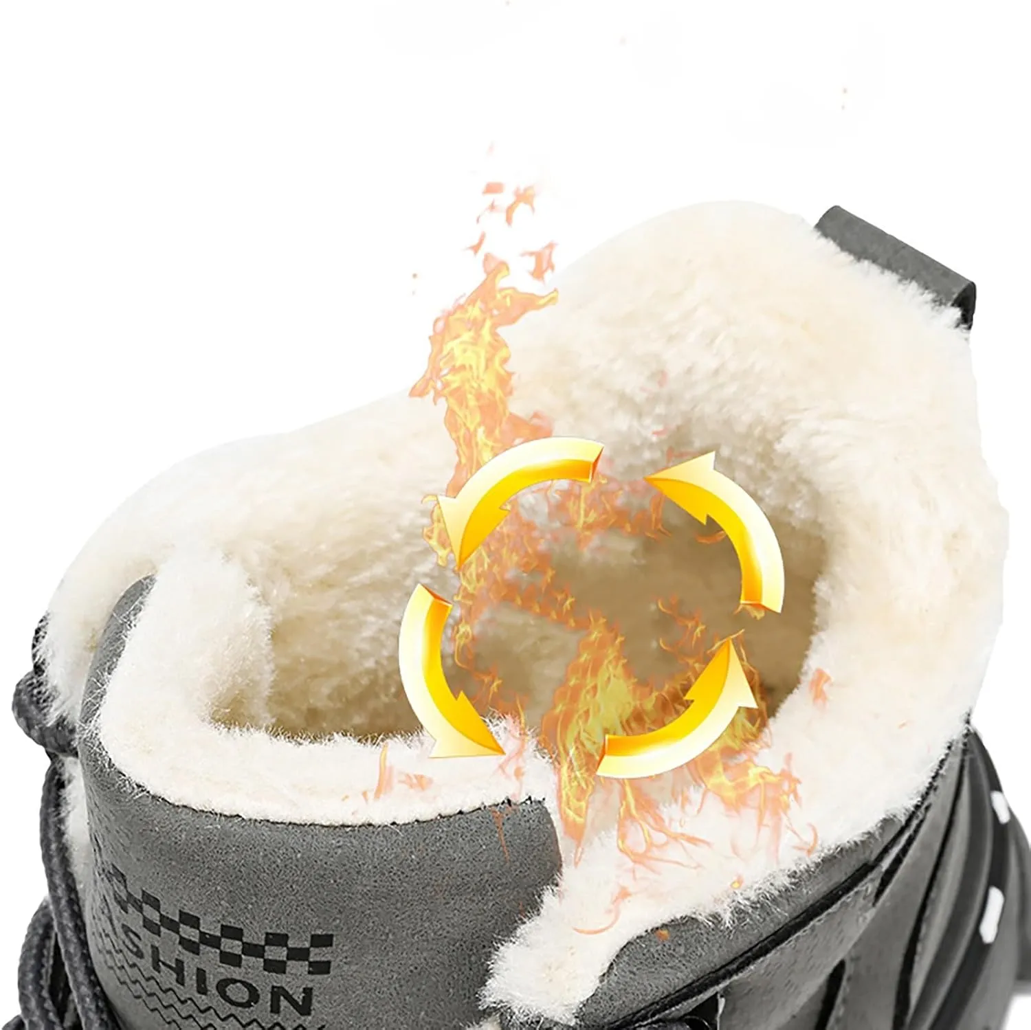 Mens Work Boots Wide Width Hiking Sneakers Warm Fur Lined Womens Safety Toe Shoes Food Service Platform Sneakers Indestructible Hike Grounded Footwear