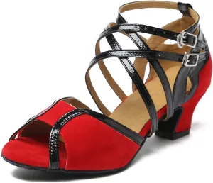 Minishion Ankle Strap Dancing Heels for Women Ankle Strap Dancing Shoes