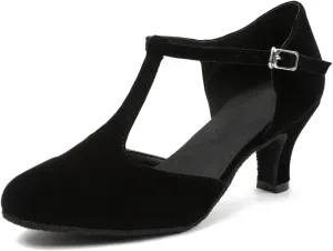 Minishion Ankle Strap Dancing Heels for Women Ankle Strap Dancing Shoes