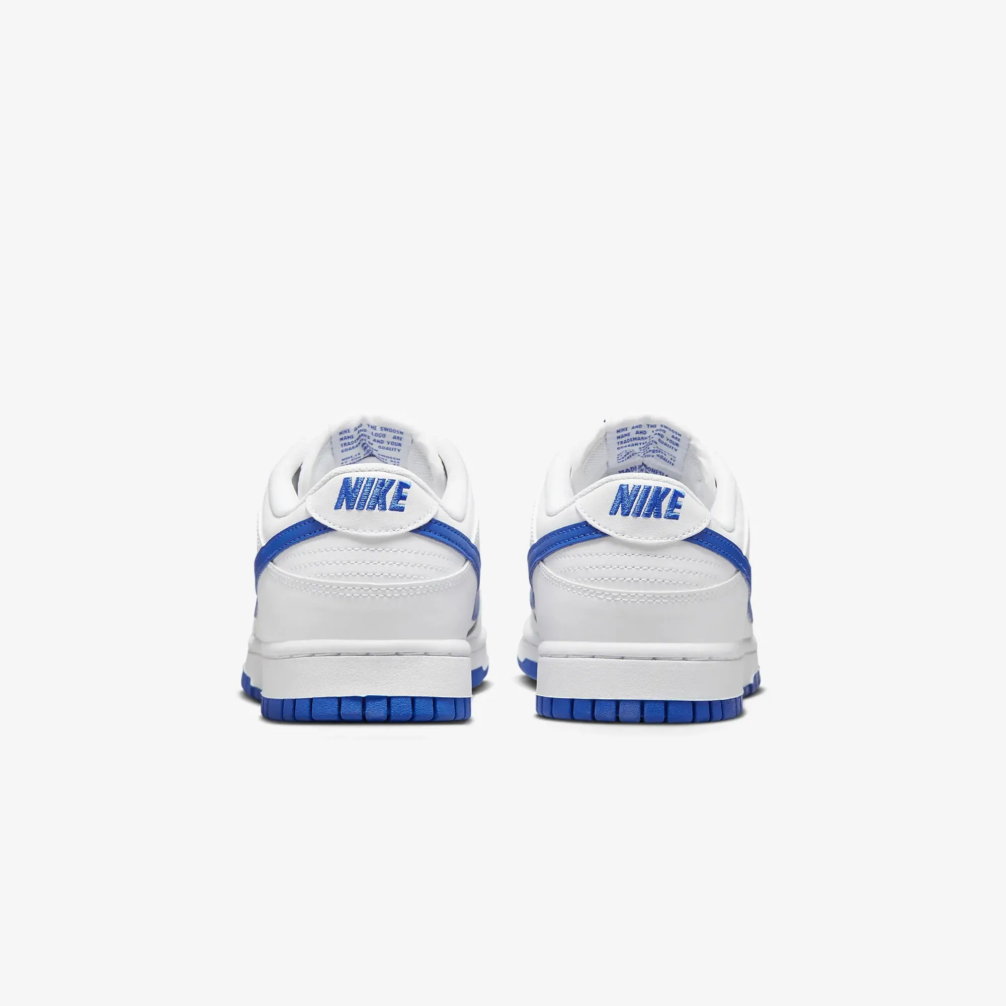 Nike | DUNK LOW RETRO  { WHITE/HYPER ROYAL